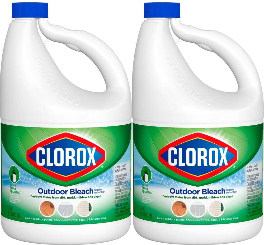 Clorox 121 oz. Pro Results Concentrated Liquid Outdoor Bleach Cleaner (2-Pack)