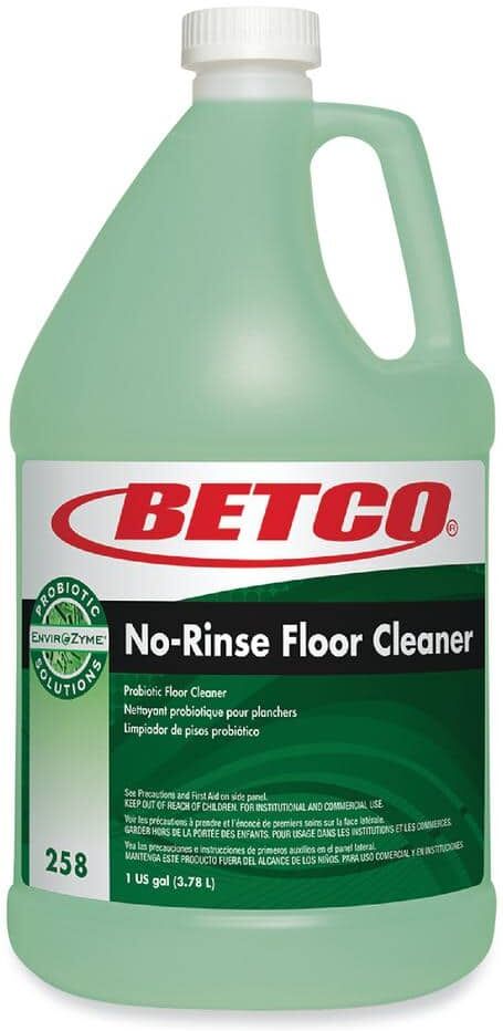 Betco 1 Gal. Rain Fresh Scent BioActive Solutions No-Rinse Floor Cleaner, Bottle (4-Pack)