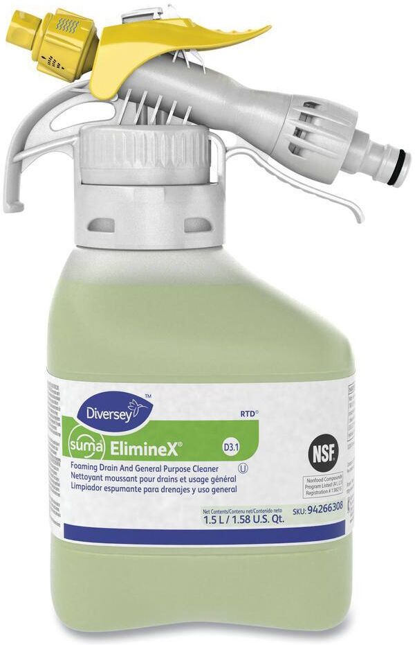 Diversey 50.7 oz. Suma ElimineX D3.1 All-Purpose Cleaner Liquid (2-Carton)