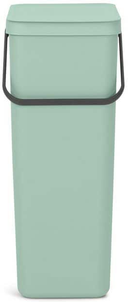 Brabantia Sort and Go Bin, Plastic, 10.6 Gal. (40 l) - Jade Green