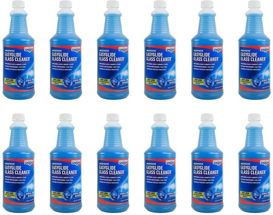 Unger 32 oz. EasyGlide Liquid Soap Glass and Window Cleaner (12-Pack)