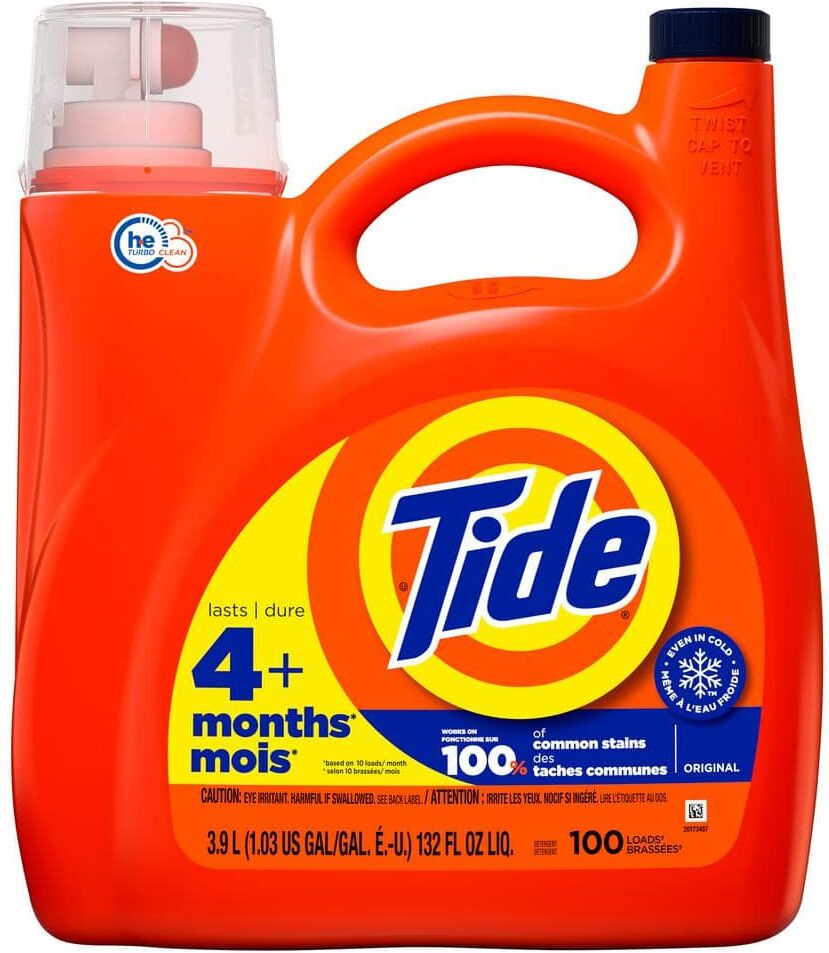 Tide 132 oz. Original Scent Liquid Laundry Detergent (100-Loads)