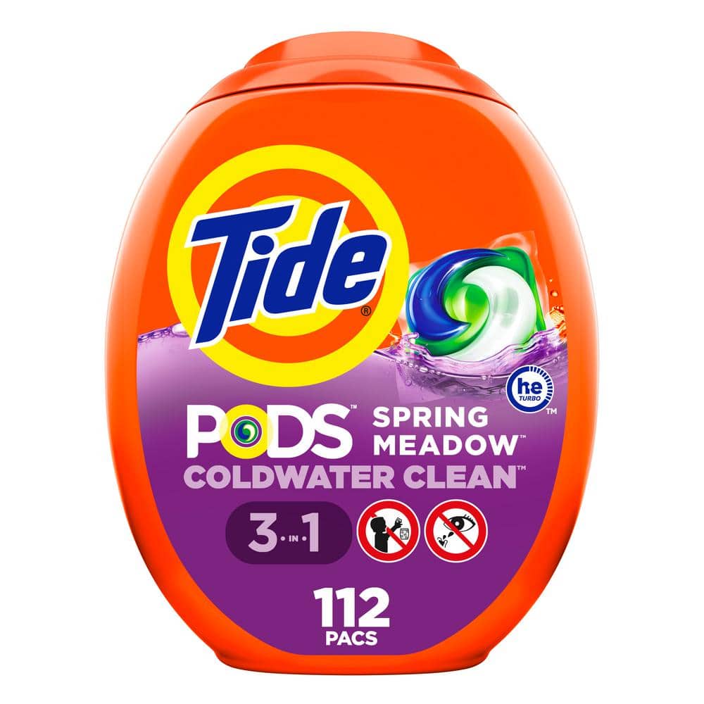 Tide Spring Meadow Scent Liquid Laundry Detergent Pods (112-Count)