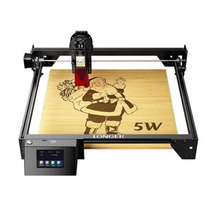 JAZAVA 5-Watt Laser Cutter Engraver CNC Machine 15.7 in. x 15.7 in. Working Area 32-bit Motherboard