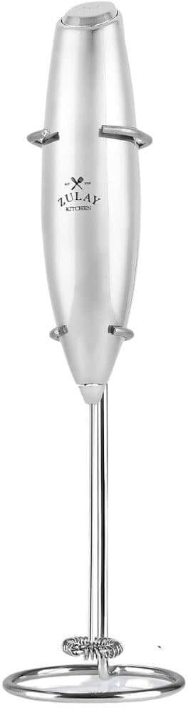 Zulay Kitchen Executive Series Premium Milk Frother - Silver