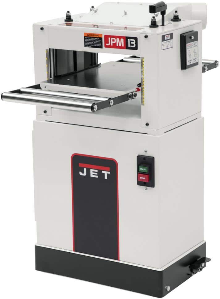 Jet 115/230-Volt JPM-13CS 1.5 HP 13 in. Woodworking CS Planer and Molder Combination Machine with Closed Stand