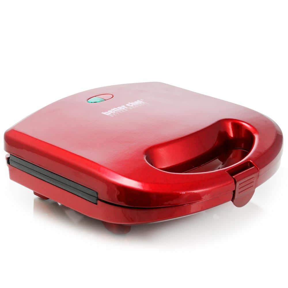 Better Chef Electric Sandwich Grill in Red