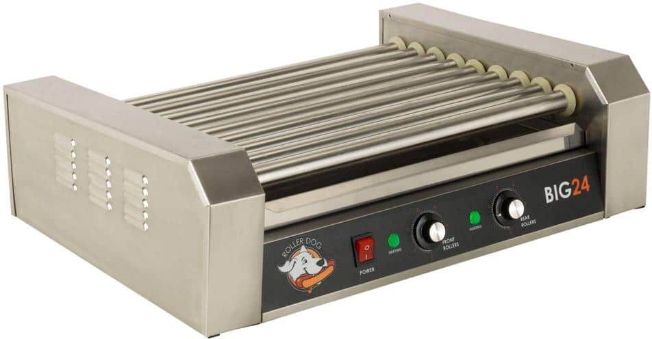 Funtime 289 sq. in. Stainless Steel Hot Dog Roller Grill