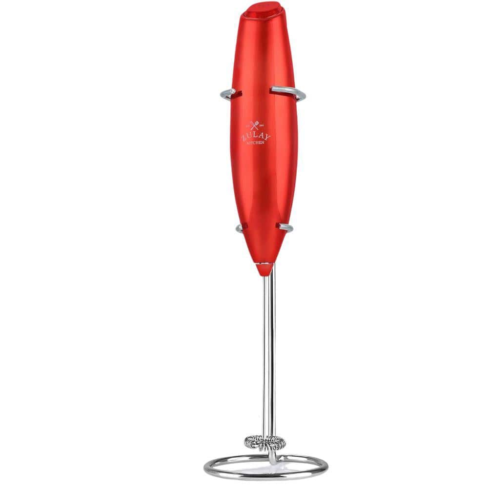 Zulay Kitchen Executive Series Premium Milk Frother - Red