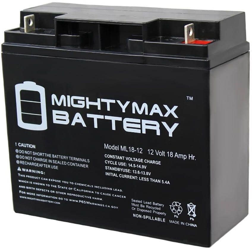 MIGHTY MAX BATTERY 12V 18AH SLA Battery Replacement for Belkin Pro Netups F6C100-4