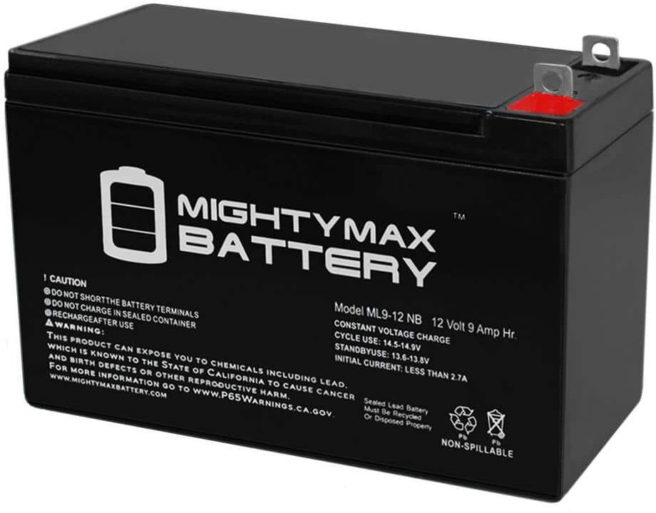 MIGHTY MAX BATTERY 12V 9AH SLA Replacement Battery for Stanley J7CS Jumpstarter