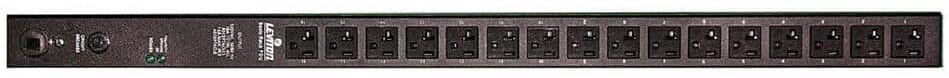 Leviton 20 Amp 120-Volt NEMA L5-20P Locking Plug with 10 ft. Cord Vertical Power Distribution Unit, Black