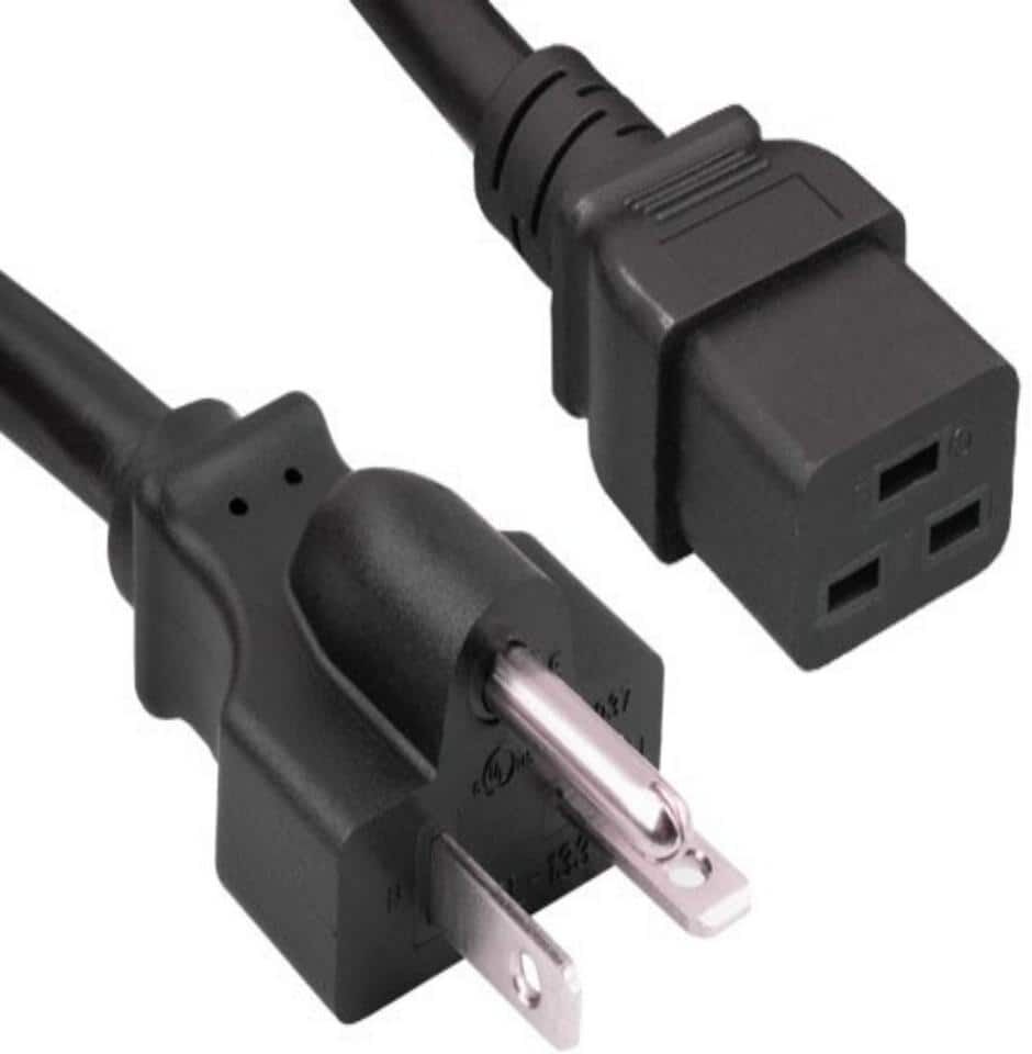 SANOXY 15 ft. 12 AWG 20 Amp 250-Volt Power Cord (NEMA 6-20P to IEC 320 C19)