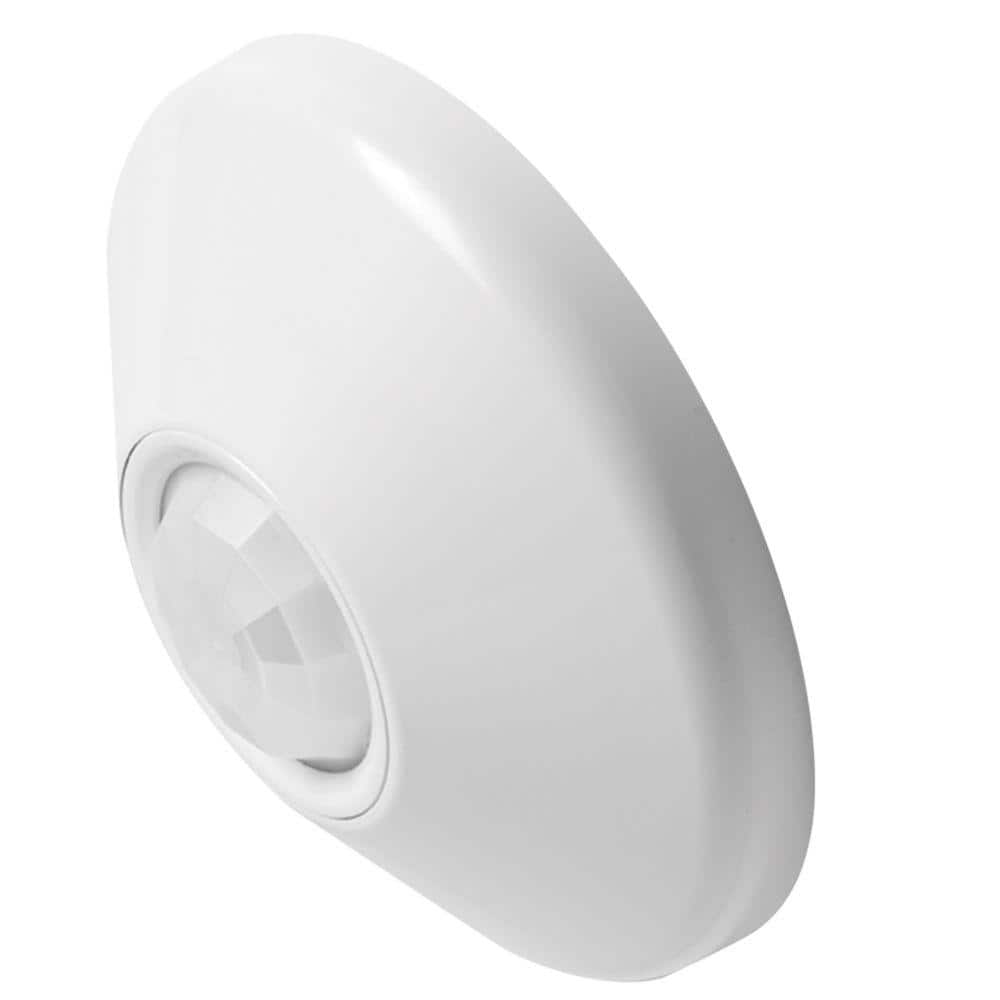 Lithonia Lighting Ceiling Mount Extended Range Small Motion Sensor with Dual Technology and Isolated Low Voltage Relay