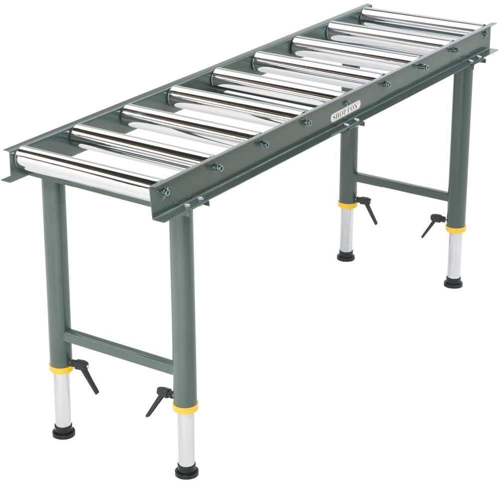 Shop Fox Heavy-Duty 9 Roller Table