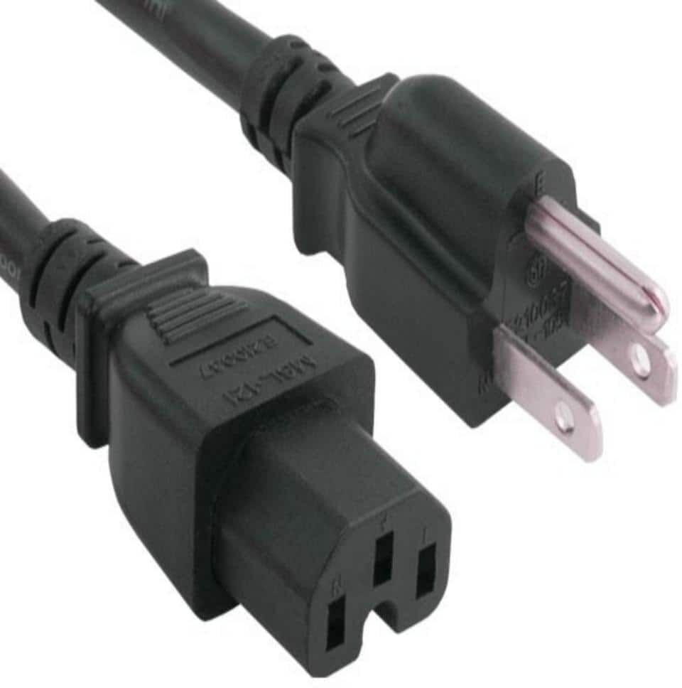 SANOXY 14 AWG 15 Amp 125-Volt Power Cord (NEMA 5-15P to IEC320 C15) (4-Pack)