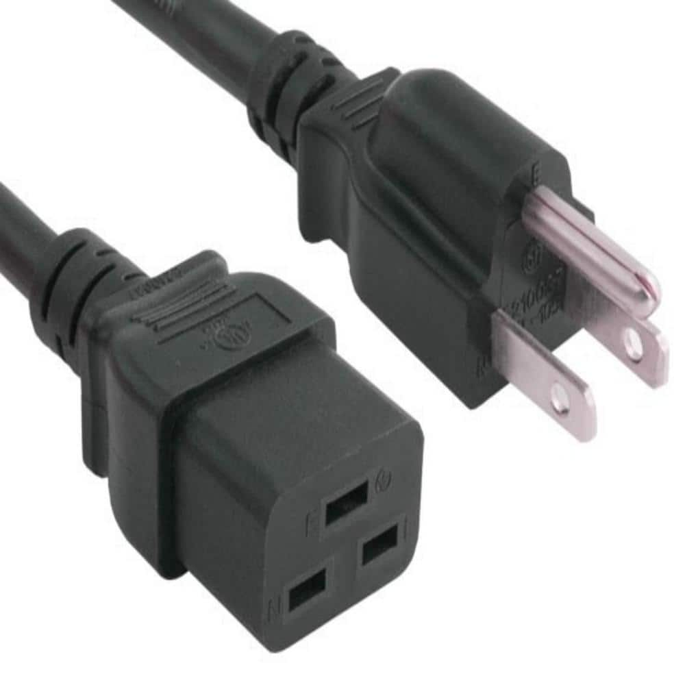 SANOXY 10 ft. 14 AWG 15 Amp 125-Volt Power Cord (NEMA 5-15P to IEC320 C19)