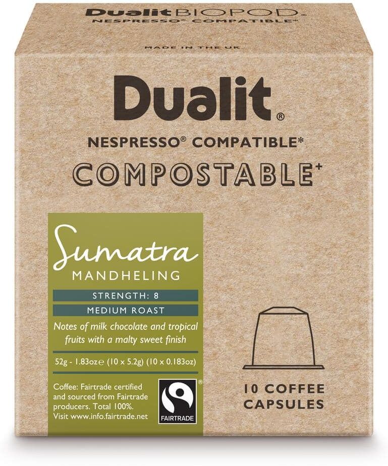 Dualit NX Sumatra Mandheling 60-pack (6 boxes of 10)