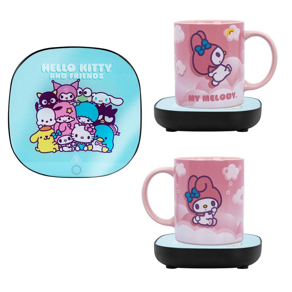 Uncanny Brands Hello Kitty and Friends 'My Melody' Pink Single- Cup Coffee Mug with Mug Warmer for your Coffee Maker