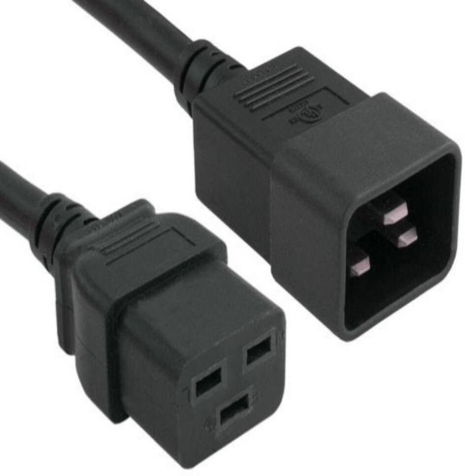 SANOXY 15 ft. 14 AWG 15 Amp 250-Volt Power Cord (IEC320 C20 to IEC320 C19)