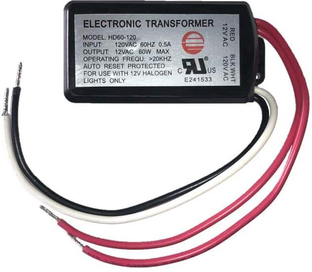 AMAX LIGHTING 2.875 in. Electronic Transformer for Halogen or Incandescent Lights