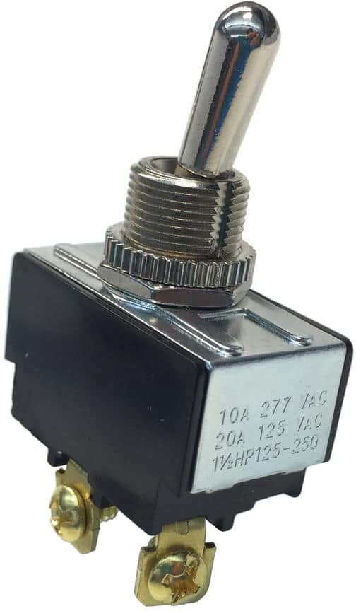 Gardner Bender Heavy Duty Toggle Switch SPST 2HP 125-277V 20/15A 125/277V (Case of 5)