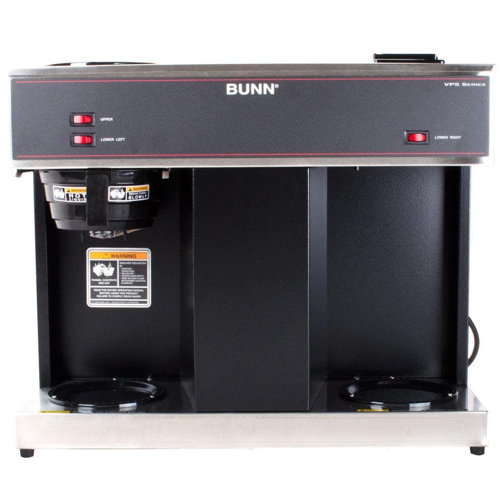 Bunn VPS 12-Cup Commercial Coffee Maker with 3 Warmers, 04275.0031