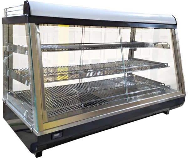 Elite Kitchen Supply 47.83 in. Commercial Electric Countertop Food Warmer Restaurant Display Cabinet with 3-Warming Trays