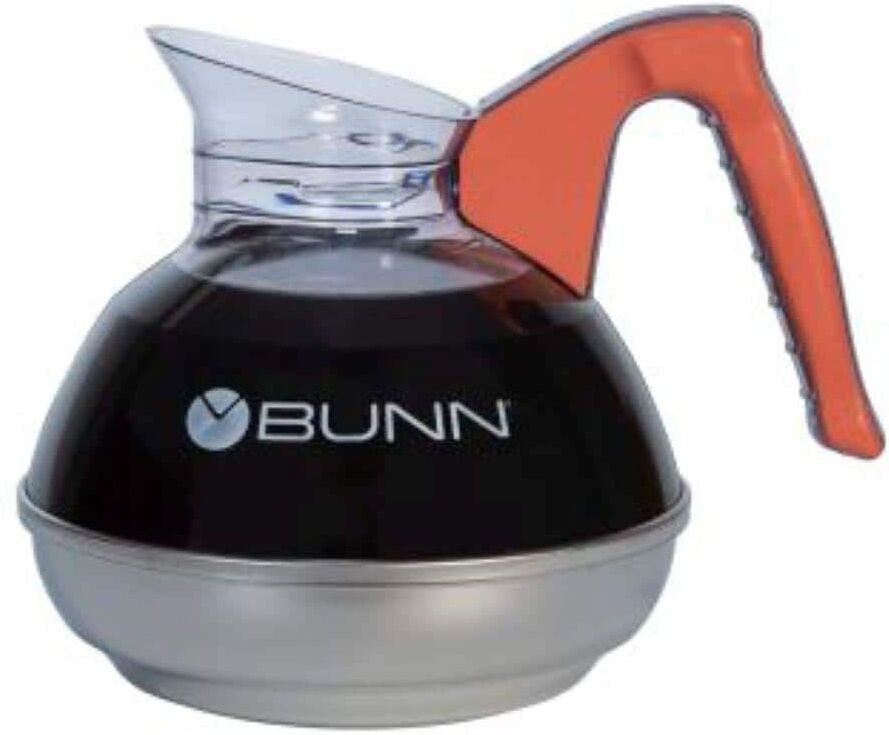 Bunn Commercial 12-Cup Easy Pour Coffee Decanter with Orange Handle (3-Pack)