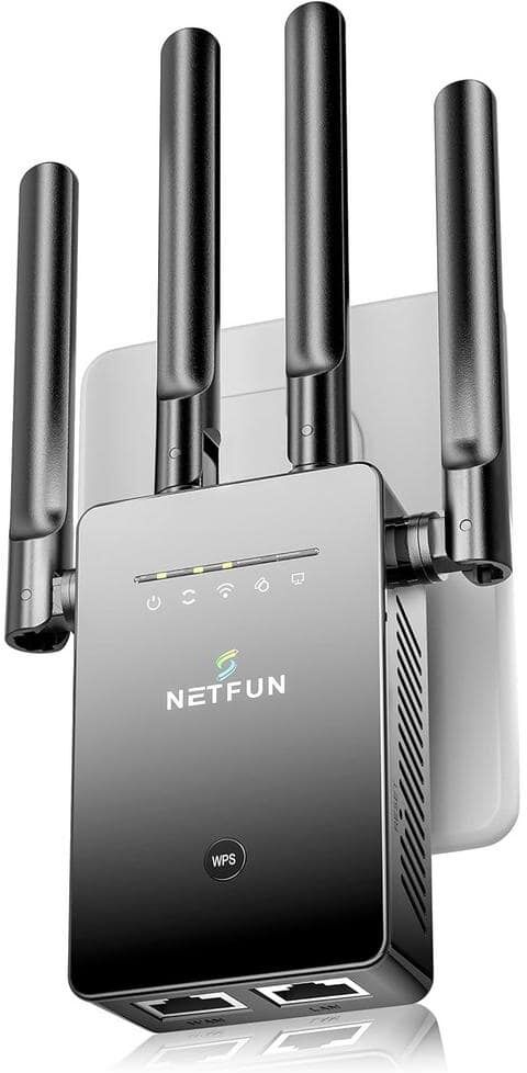 Etokfoks Wireless Extender Network Adapter Black (1-Pack)