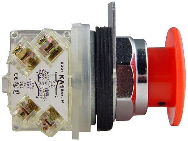 Schneider Electric 30 mm Mushroom Head Maintained Push Button Switch