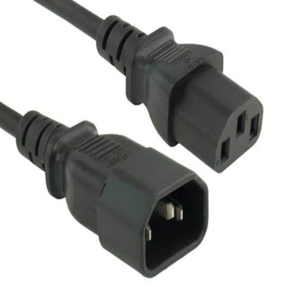 SANOXY 12 ft. Computer Power Extension Cord (IEC320 C13 to IEC320 C14) (4-Pack)
