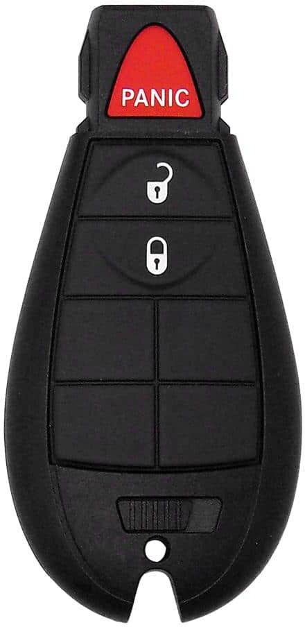 Car Keys Express Chrysler, Dodge, and Jeep Simple Key - 3 Button Fobik with Emergency Key Insert