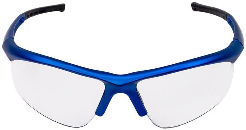 Safe Handler Clear/Blue, Sport MTX Safety Glasses (4-Pairs)