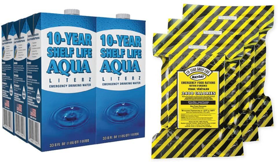 Ready America Emergency Food and Water 10-Year Shelf Life Kit