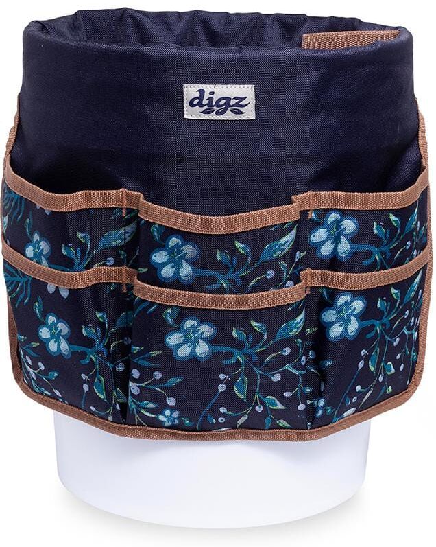 Digz Gardening 5 Gal. Bucket Tool Storage Organizer with 22 Pockets