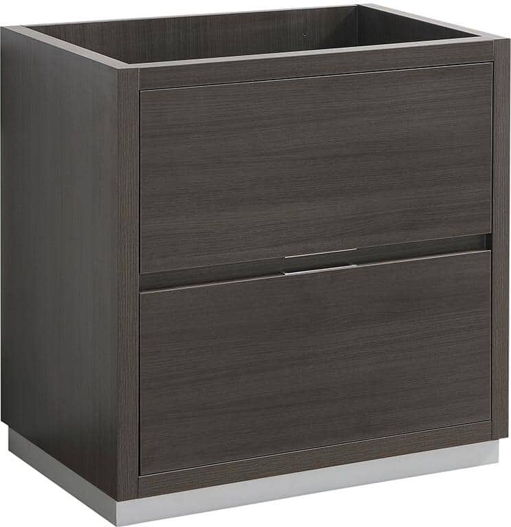 Fresca Valencia 30 in. W Bathroom Vanity Cabinet in Gray Oak