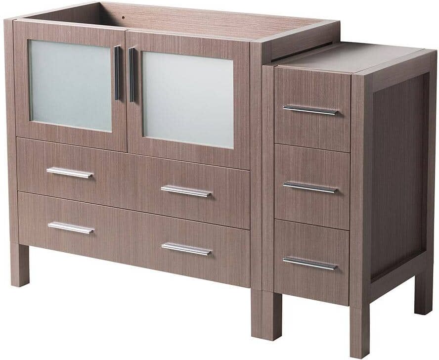 Fresca Torino 48 in. Modern Bathroom Vanity Cabinet Only in Gray Oak