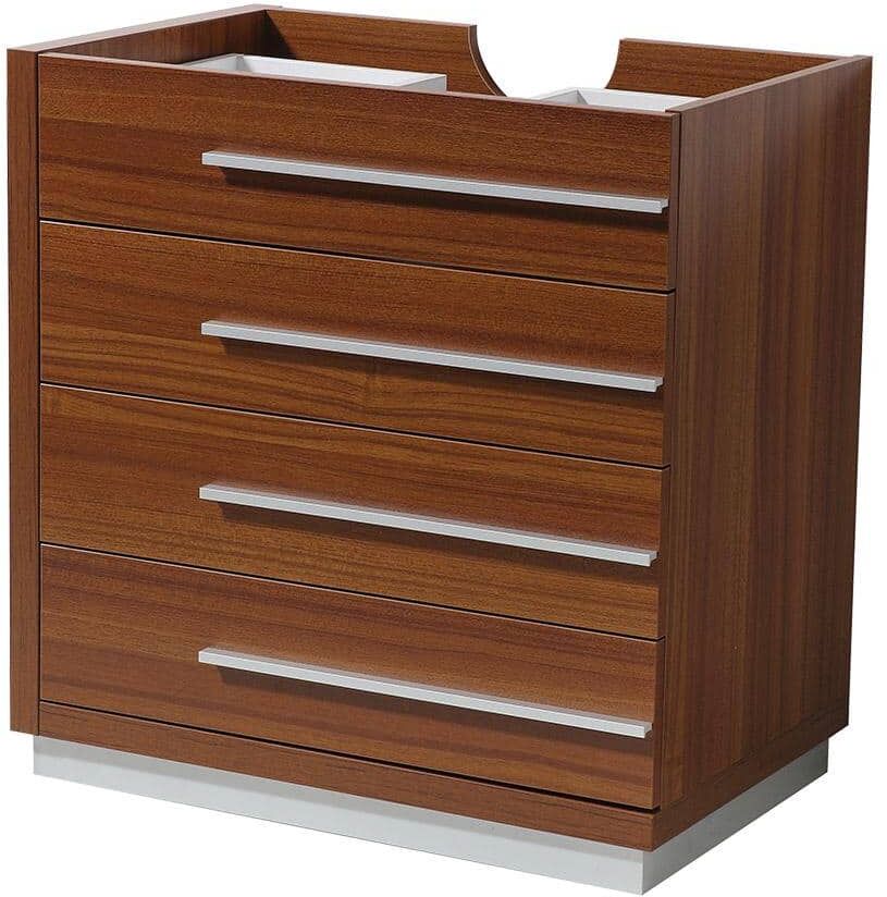 Fresca Livello 30 in. Bathroom Vanity Cabinet Only in Teak