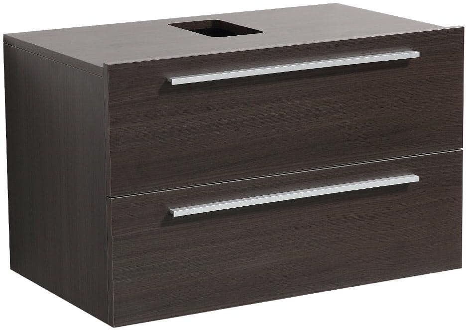 Fresca Medio 32 in. Bathroom Vanity Cabinet Only in Gray Oak