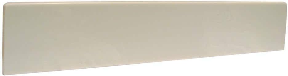 Design House 18-3/8 in. Cultured Marble Universal Sidesplash in White on White