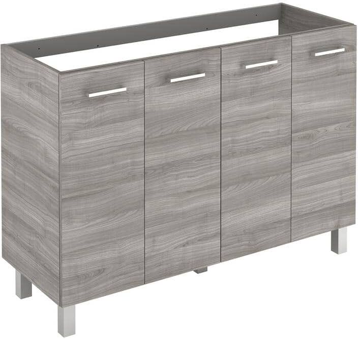 WS Bath Collections Logic 47.3 in. W x 18.0 in. D x 32.5 in. H Bath Vanity Cabinet Only in Sandy Grey