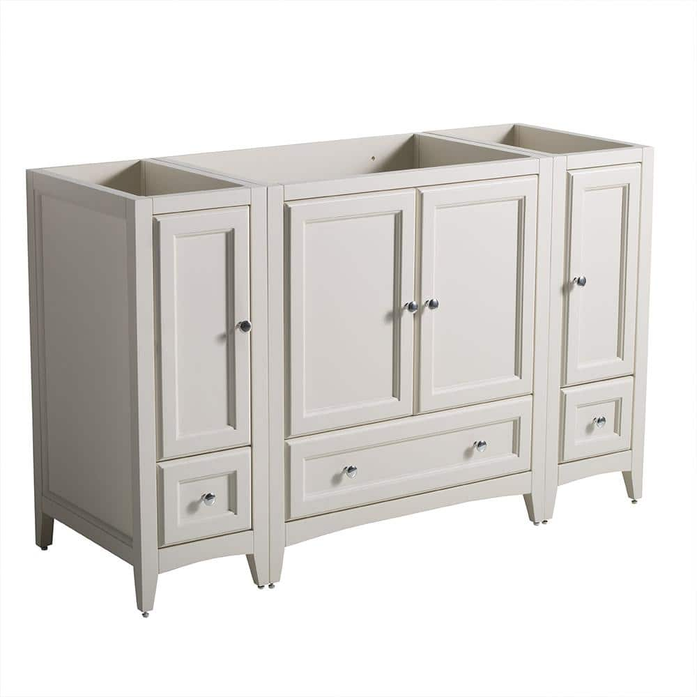 Fresca Oxford 54 in. Traditional Bathroom Vanity Cabinet in Antique White