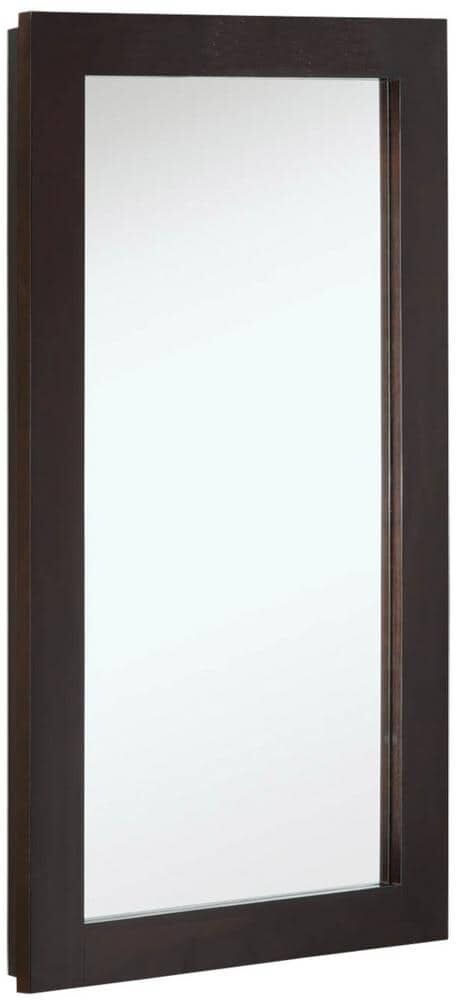 Design House Ventura 16 in. x 30 in. x 5 in. Surface-Mount Bathroom Medicine Cabinet in Espresso