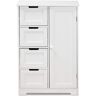 Baxton Studio Bauer 22 in. W x 11.8 in. D x 31.7 in. H Bathroom Linen Cabinet