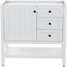 Home Decorators Collection Lanceton 36 in. W x 22 in. D x 34 in. H Bath Vanity Cabinet without Top in White