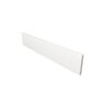 Dyconn Carrara 25 in. True Solid Surface Solid Surface Backsplash in White