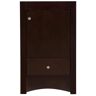 16-Gauge-Sinks 19 in. W x 17.75 in. D Bath Vanity Cabinet Only in Distressed Antique Walnut