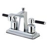 Kingston Kaiser 4 in. Centerset 2-Handle Bathroom Faucet in Chrome