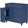 Nest fair 35.4 in. W x 16.65 in. D x 33.3 in. H Bath Vanity Cabinet without Top in Blue